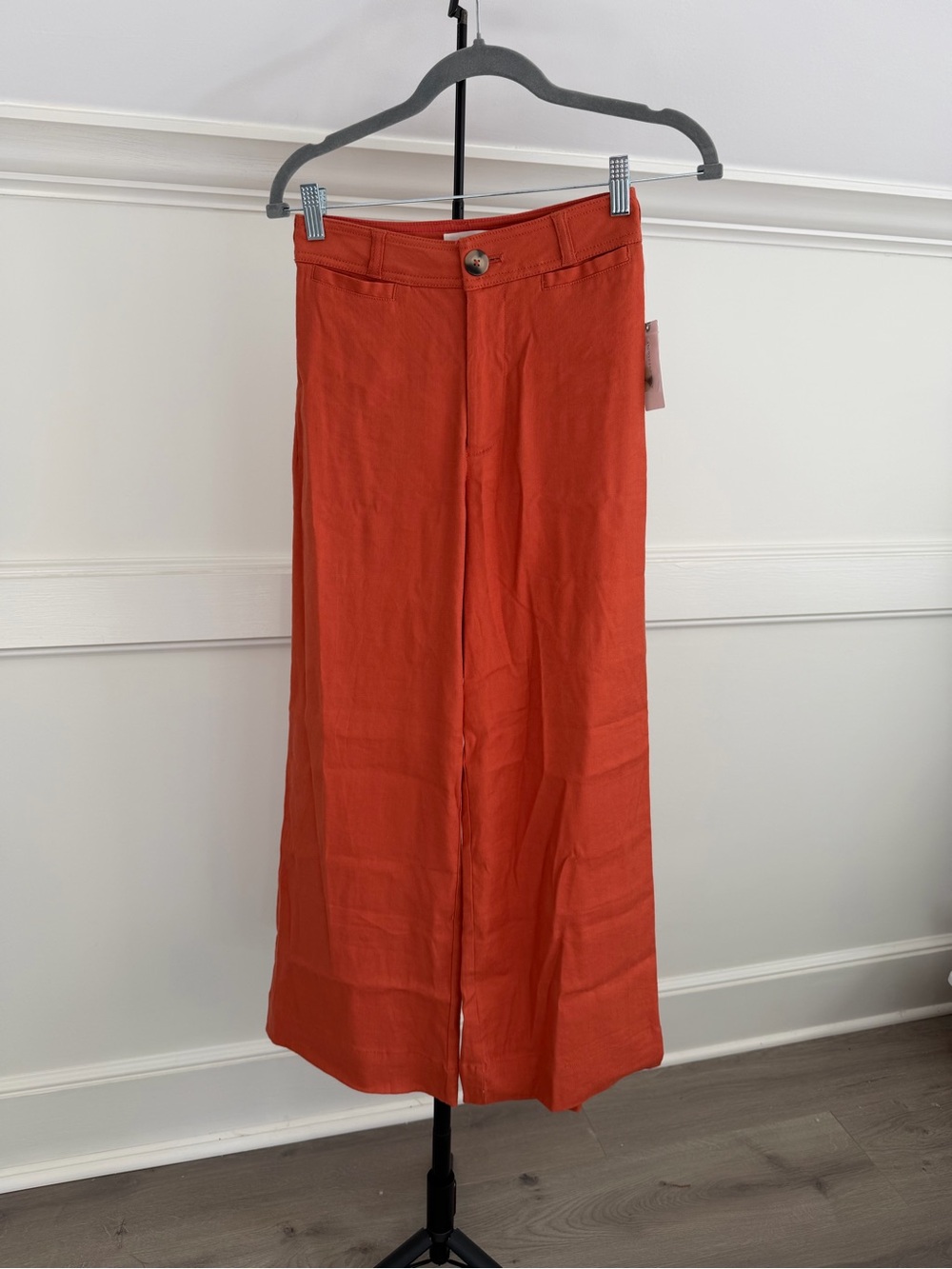 Maeve Colette Wide leg Crop Pants in Burnt Orange Size 25